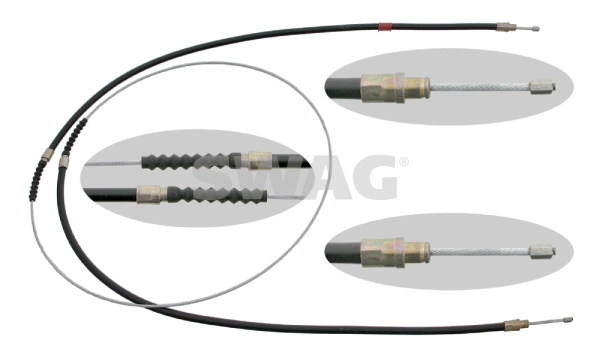 żażné lanko parkovacej brzdy SWAG